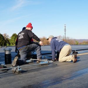 Rooftop HVAC Installation at Barnstable Academy